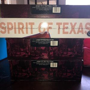 Large New in box glass platter bundle